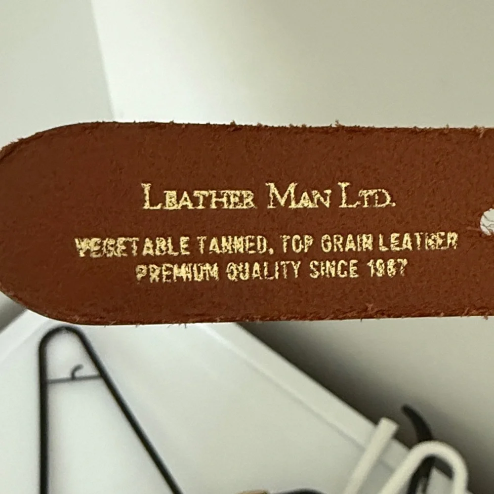 Light Blue Boys Lacrosse Embroidered Strap with Brown Leather Accent